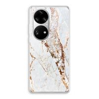 Goud marmer: Huawei P50 Pro Transparant Hoesje