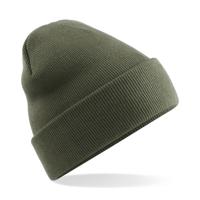 Beechfield Beanie Wintermuts - olijf groen - acryl - volwassenen
