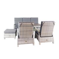 Loungeset New Haven Frozen Grey - Oosterik home