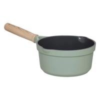 Steelpan Horizon - Alle warmtebronnen - Groen - Dia 20 cm - handvat hout - aluminium