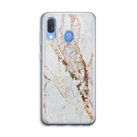 Goud marmer: Samsung Galaxy A40 Transparant Hoesje