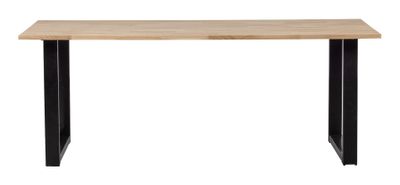 WOOOD Eettafel 'Tablo' met U-poot, 200 x 90cm