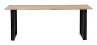 WOOOD Eettafel 'Tablo' met U-poot, 200 x 90cm