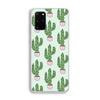 Cactus Lover: Samsung Galaxy S20 Plus Transparant Hoesje