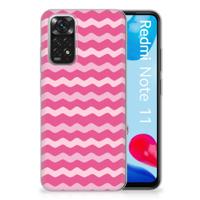 Xiaomi Redmi 10 | Redmi Note 11 4G | TPU bumper | Waves Pink