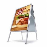 Stoepbord 42x59 cm Alu- Rondo - A2