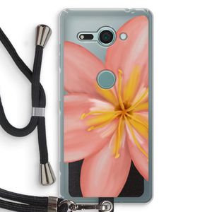 Pink Ellila Flower: Sony Xperia XZ2 Compact Transparant Hoesje met koord