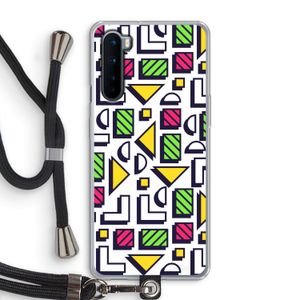 8-bit N°4: OnePlus Nord Transparant Hoesje met koord