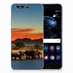 Huawei P10 Plus TPU Hoesje Olifanten