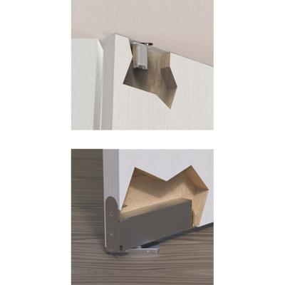 Argenta Pivotica Pro - onzichtbaar pivot scharnier - RVS geborsteld