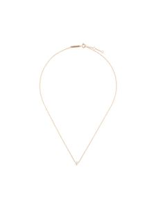 Delfina Delettrez Dots Solitaire diamond necklace - Métallisé