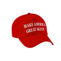 Make America great again - Donald Trump - verkleed pet volwassenen - rood Make America great again - Donald Trump - verkleed pet volwassenen - rood