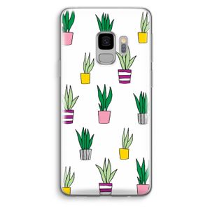 Sanseveria: Samsung Galaxy S9 Transparant Hoesje