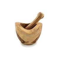 Bowls and Dishes Olijfhouten Vijzel 14 cm