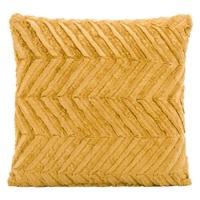 2e Halve Prijs Leen Bakker - Sierkussen Monica - Oker - 45x45 Cm - Polyester - Geel