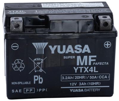YUASA Battery ytx4l agm