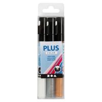 Creativ Company Plus color verstiften - goud, zilver, off-white