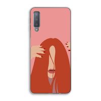 Woke up like this: Samsung Galaxy A7 (2018) Transparant Hoesje