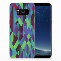 Samsung Galaxy S8 | TPU Hoesje | Abstract Green Blue