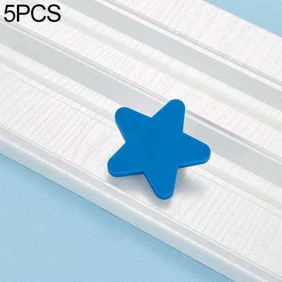 5 PC'S grote blauwe ster patroon schokbestendige moderne cartoon kinderen lade kabinet handvat
