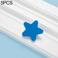 5 PC'S grote blauwe ster patroon schokbestendige moderne cartoon kinderen lade kabinet handvat