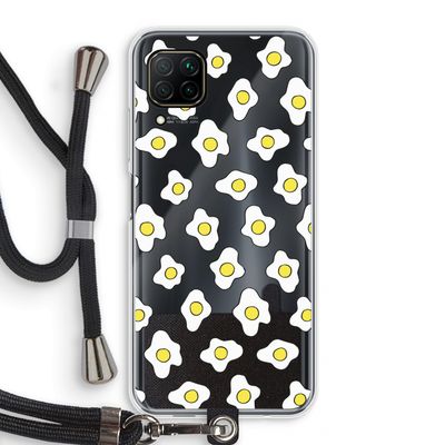 Spiegeleitjes: Huawei P40 Lite Transparant Hoesje met koord