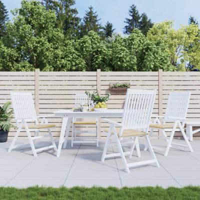 VidaXL Tuinstoelkussens 4 st 50x50x4 cm oxford stof beige