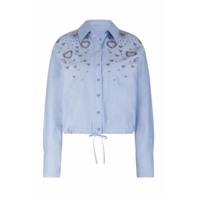 Label Dot - Blauw | Dames | Blouse | Blauw | 38 | regular | Kamst mode
