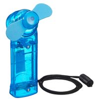 Cepewa Ventilator voor in je hand - Verkoeling in zomer - 10 cm - Blauw - Klein zak formaat model - Handventilatoren - thumbnail