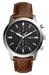 Fossil HerenhorlogeME3064 Townsman automatisch leer bruin