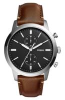 Fossil HerenhorlogeME3064 Townsman automatisch leer bruin