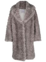 Ermanno Scervino manteau à effet brossé - Gris