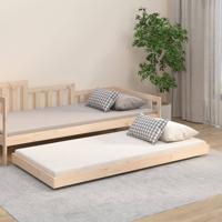 Bedframe zonder matras massief grenenhout 90x190 cm