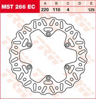TRW Remschijf, remschijven voor de moto, MST266EC
