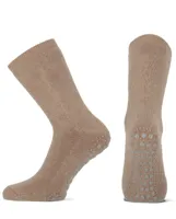 Basset Antislip sokken met ABS noppen 1 paar - Katoenen Grip sokken - Tegen uitglijden