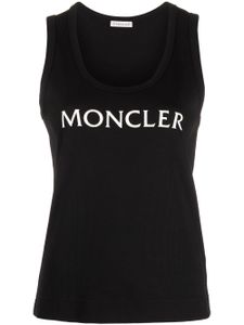 Moncler débardeur à logo imprimé - Noir