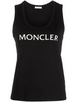 Moncler débardeur à logo imprimé - Noir