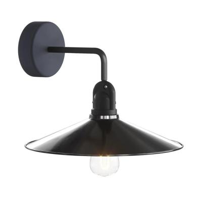 Buitenlamp industrieel zwart &apos;Karl&apos; E27 fitting 300mm IP65