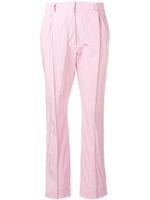 Valentino Garavani pantalon crop à plis - Rose - thumbnail