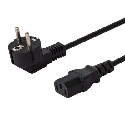 SAVIO CL-146 Schuko IEC C13, 3 M Zwart