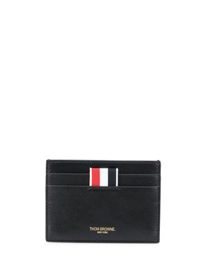 Thom Browne porte-cartes à logo embossé - Noir