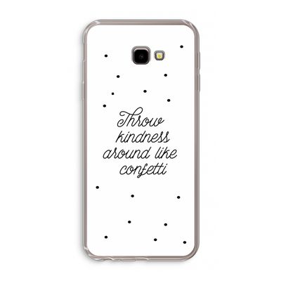 Confetti: Samsung Galaxy J4 Plus Transparant Hoesje