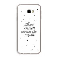 Confetti: Samsung Galaxy J4 Plus Transparant Hoesje