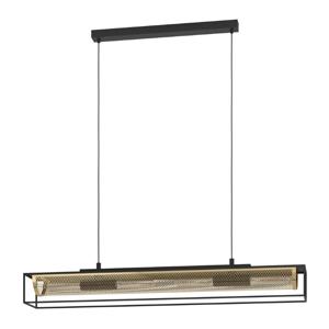 Eglo Landelijke hanglampNohales zwart met goud - 43788