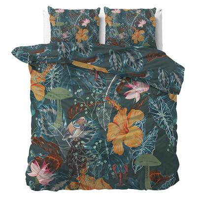 Dekbedovertrek Katoen Donna Bloemen 200x200 Cm Manilla - Dekbed-Discounter.nl
