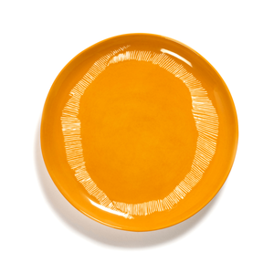 SERAX - Feast by Ottolenghi - Bord M 22x22cm Sunny Yellow Swirl-S
