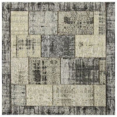 Vloerkleed Pablo lichtgrijs 200x200