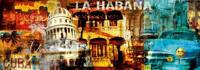Kunstdruk Saskia Porkay - La Habana 100x35cm