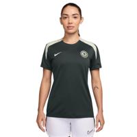 Nike Chelsea Strike Trainingsshirt 2025-2026 Dames Donkergroen Wit