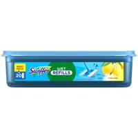 Swiffer navulling vochtige vloerdoekjes Lemon, pak van 20 stuks